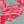 HM 25s Scarf 140cm Green Pink Cashmere 973318