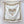 CD Dioramour Floral Heart Scarf 90x90 White Colorful Twill Silk 223490