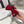 RUBY RED FABRIC SCRUNCHIE 410902