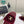 CC Slippers In Dark Red Velvet 148956