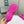 POOL CROCS IN HOT PINK RUBBER