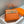 HM KELLY 28CM ORANGE TOGO GOLD HARDWARE