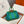HM Garden Party 30cm Bag Green Togo Blue Canvas