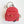 CC Houndstooth Backpack 28 Red Wool Tweed