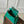 CAPUCINES MINI 21 GREEN CROCODILE EMBOSSED CALFSKIN GOLD HARDWARE