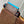 GASTON WEARABLE WALLET 18 IN BROWN MONOGRAM CANVAS MIX SKY CALFSKIN
