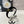 BLACK VELVET HAIRBAND WITH GOLD LOGO 423596