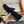 HM Men's Colette Loafer Black Suede 680427