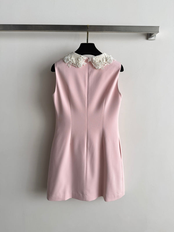 CC 26SS Sleeveless Dress Light Pink Polyester 352965
