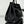 BEL AIR CARRY ALL BAG 29 IN BLACK NAPPA LAMBSKIN SILVER HARDWARE