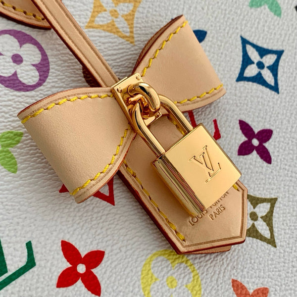 LV OnTheGo Monogram Bag Multicolor Canvas Cowhide 240930