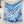 Le Reve De Julia Scarf 90 CM In Blue Colorful Silk Twill 198578