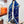 Chevaux Dechaines Shawl 90 CM In Dark Blue Colorful Silk Twill 201032