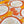 Legende Brodee Scarf 140 CM In Orange Colorful Cashmere And Silk 235415