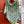 Tatouages Marins Bandana Shawl 135 CM In Green Colorful Cashmere And Silk 252311
