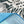 Tigre Royal Double Face Scarf 140 CM In Light Turquoise Colorful Cashmere And Silk 254647