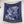 Cheval Punk Bandana Scarf 90 CM In Dark Blue Mix White Black Silk Twill 309213