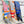 Candy Libris Scarf 90 CM In Dark Blue Colorful Silk Twill 319212