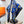 Candy Libris Scarf 90 CM In Dark Blue Colorful Silk Twill 319212