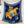 Cavalier en Formes shawl 140 CM In Dark Blue Colorful Cashmere And Silk 331715