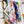 Cavalier en Formes shawl 140 CM In Black Colorful Cashmere And Silk 331716