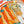 Carré Harnais De Cœur Scarf 140 CM In Orange Colorful Cashmere And Silk 335856