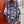 Le Jaguar Et Le Colibri Shawl 135 CM Blue Colorful Cashmere And Silk 357902