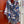 Le Jaguar Et Le Colibri Shawl 135 CM Blue Colorful Cashmere And Silk 357902