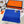 BADGES SOIE MUFFLER 180 CM SCRAF IN COBALT BLUE CASHMERE