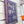 Les Sangles En Finesse Rectangle Scarf 180 CM In Grey Purple Coloful Cashmere And Silk 373655