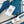 Les Sangles En Finesse Rectangle Scarf 180 CM In Light Blue Coloful Cashmere And Silk 373656