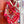 Brides Et Destin Scarf 140 CM In Red Colorful Cashmere Silk 375372