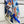 BAGAGE A MAIN SCARF 90 CM IN COLORFUL SILK 388144
