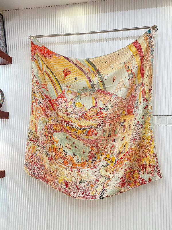 SCARF 140 CM COLORFUL 389996