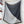 DUOGRAM SCARF 140 CM IN WHITE MIX BLACK SILK 396239