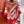 Coaching Deja-Vu Shawl 140 CM Red Colorful Cashmere And Silk 398261