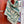 Square Scarf 140CM White Mix Dark Green Cashmere And Silk