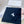 SQUARE SCARF 140 CM IN NAVY BLUE WOOL AND SILK  408662