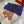 Scarf 200 CM Blue Thick Knit Fabric