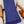 Scarf 200 CM Blue Thick Knit Fabric