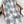 CC Scarf 190 CM In White With Black Stripes Fleece Wool 416907