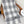 CC Scarf 190 CM In White With Black Stripes Fleece Wool 416907
