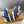 LV 1AJ512 Trainer with Swarovski™ Pearls Indigo Blue Denim 511761
