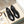 HM Men's Derby Shoes Black Calfskin 731289