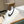 LV AIR FORCE 1 GLOSSY WHITE CALFSKIN WITH BLACK MONOGRAM LOGO