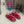 CC 26s Strappy Sandals In Pink Velvet With Rope Sole Gold Hardware