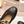 CC MARY JANES BLACK CALFSKIN LIGHT GOLD METALIC