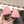 CC 25B Small Bow Buckle Ballet Flats 10mm Black Pink Sheepskin Patent Leather 415746