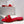 VT Moon Slides in Leather Red Cowhide 292859