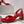 VT Sandals Heels 50mm Red Cowhide 292769